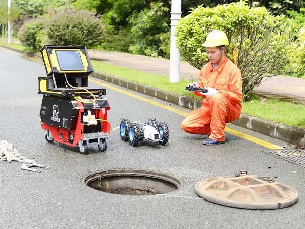 胡场镇管道机器人检测